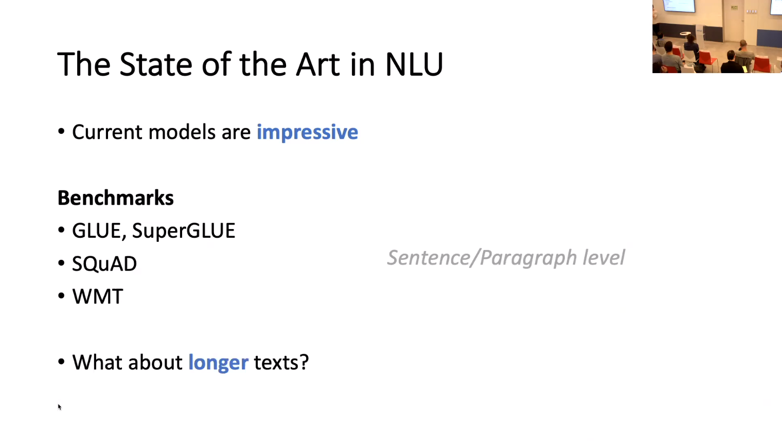 SOTA in NLU